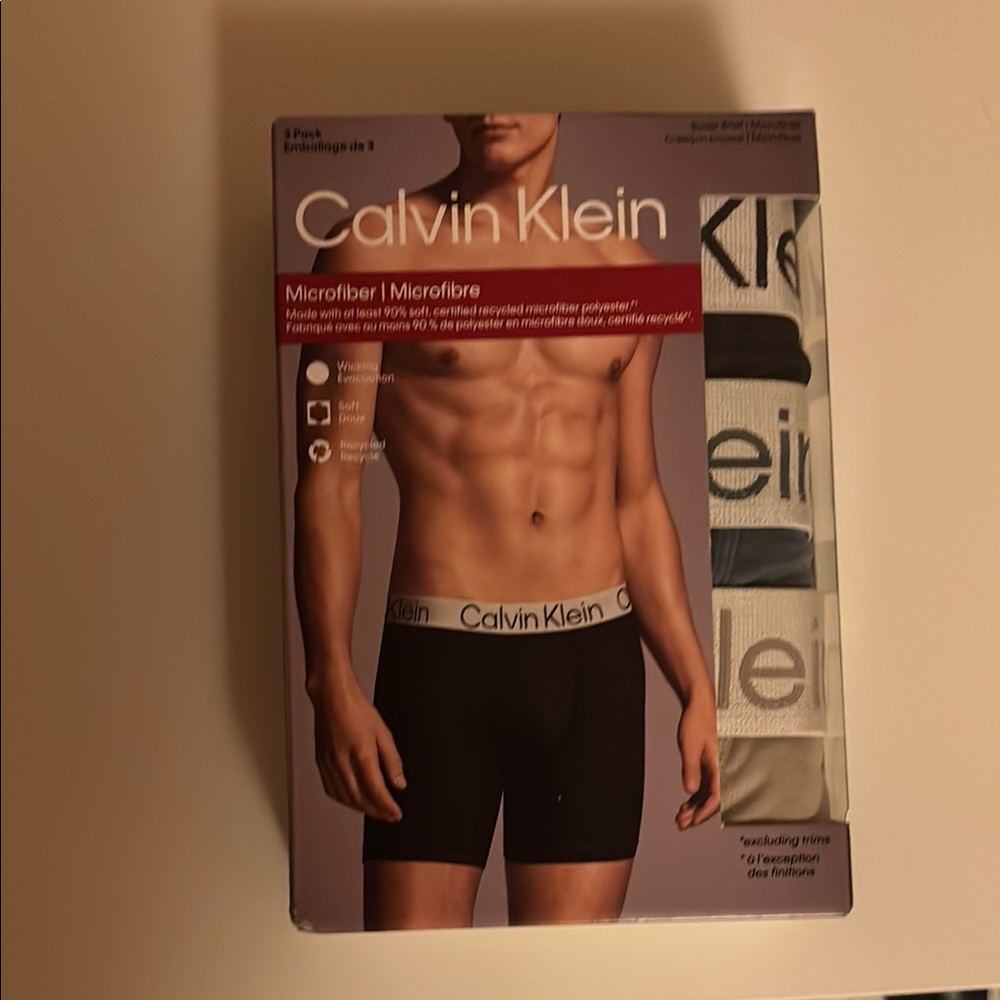 Calvin Klein Men's Underwear 3-Pack - Black, Gray, White